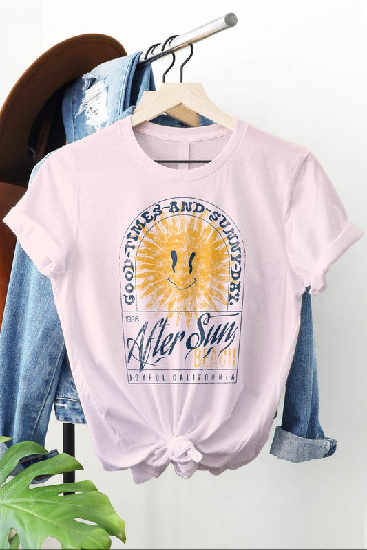 After Sun Beach, Joyful California Graphic Tee