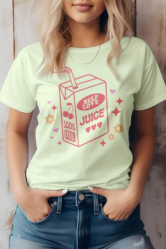 Self Love Juice Retro Valentine's Graphic Tee