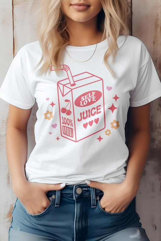 Self Love Juice Retro Valentine's Graphic Tee