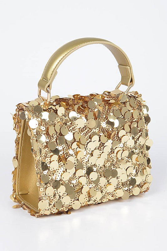 Large Sequins Crossbody Swing Bag