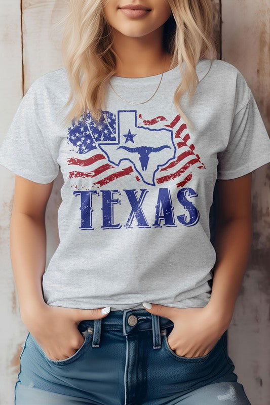 Texas USA Flag,  Graphic Tee