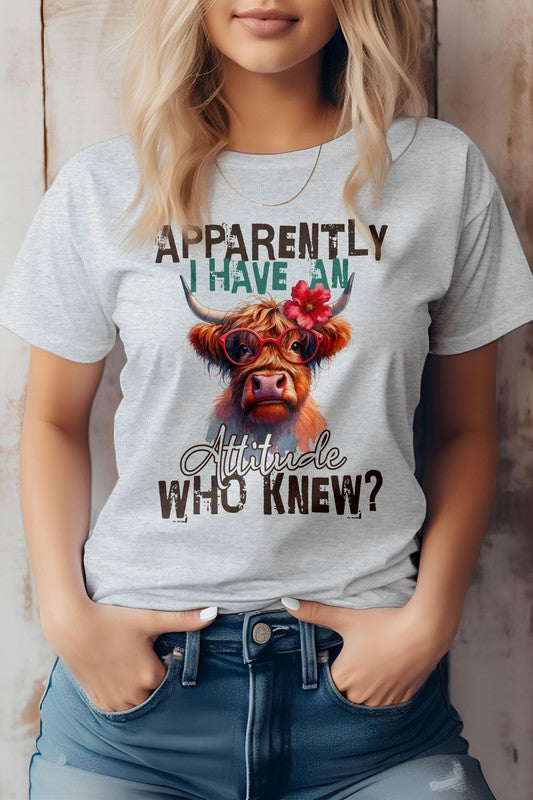 Highland Cow Funny Quote Graphic Tee