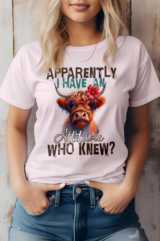 Highland Cow Funny Quote Graphic Tee