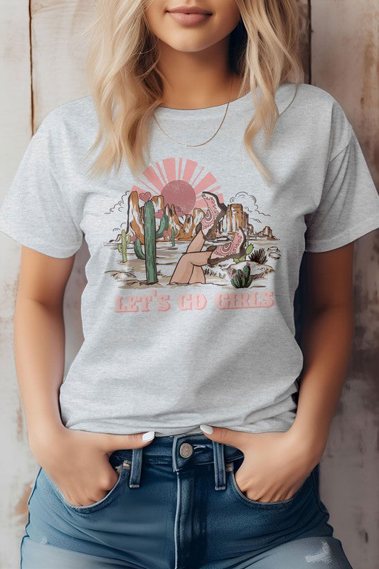 Let's Go Girls, Western Valentine Graphic Tee