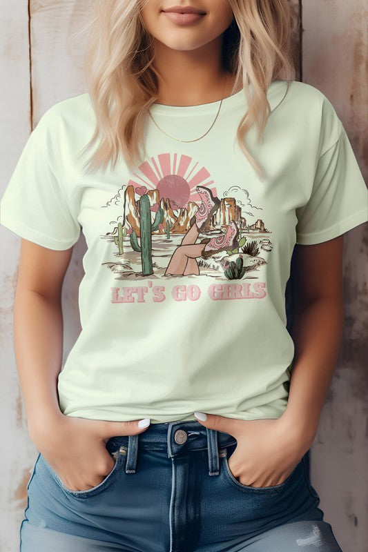 Let's Go Girls, Western Valentine Graphic Tee