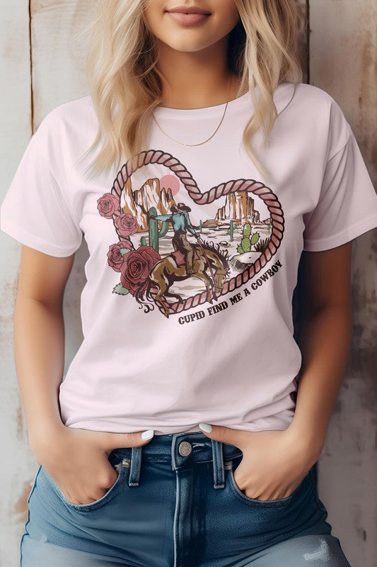 Heart Western Valentine Graphic Tee