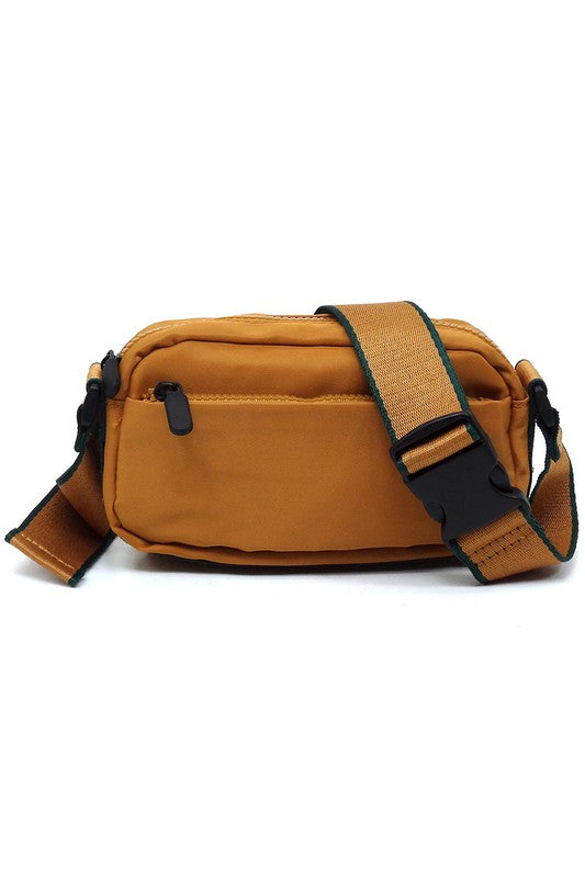 Nylon Fanny Pack Crossbody Bag