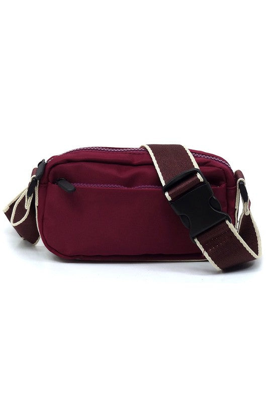 Nylon Fanny Pack Crossbody Bag