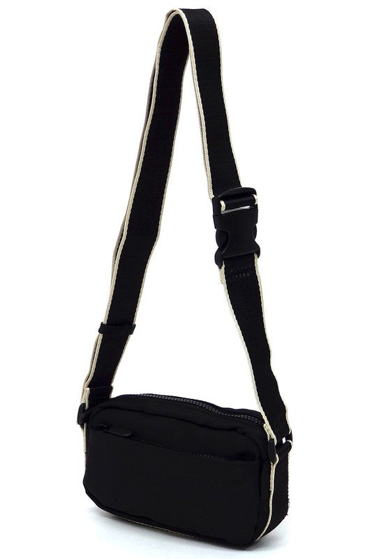 Nylon Fanny Pack Crossbody Bag