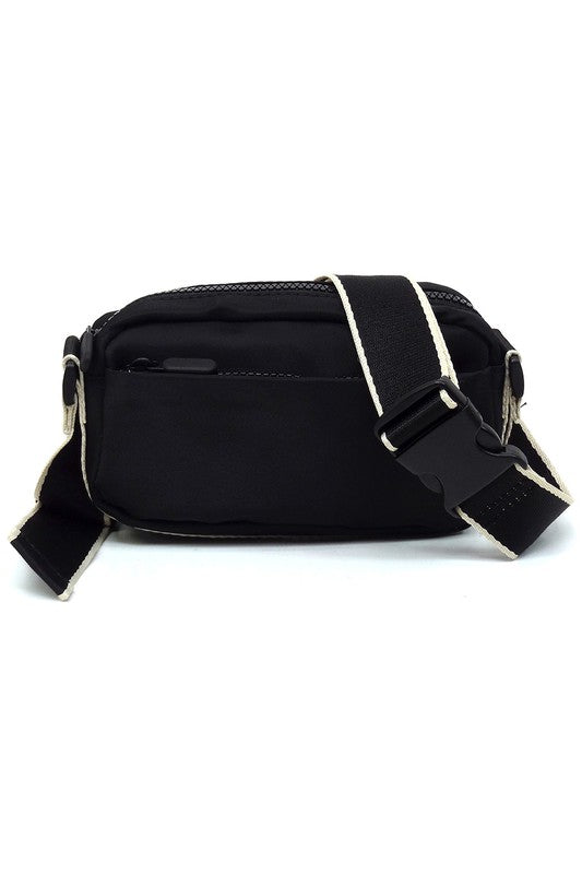 Nylon Fanny Pack Crossbody Bag