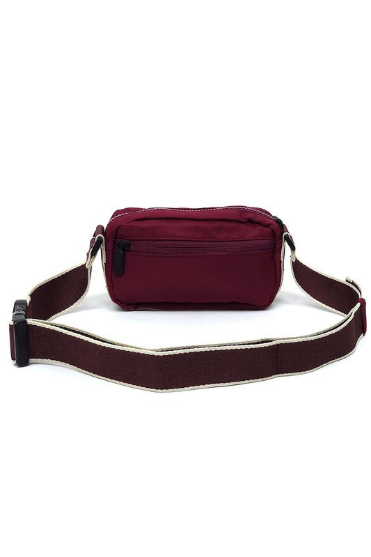 Nylon Fanny Pack Crossbody Bag