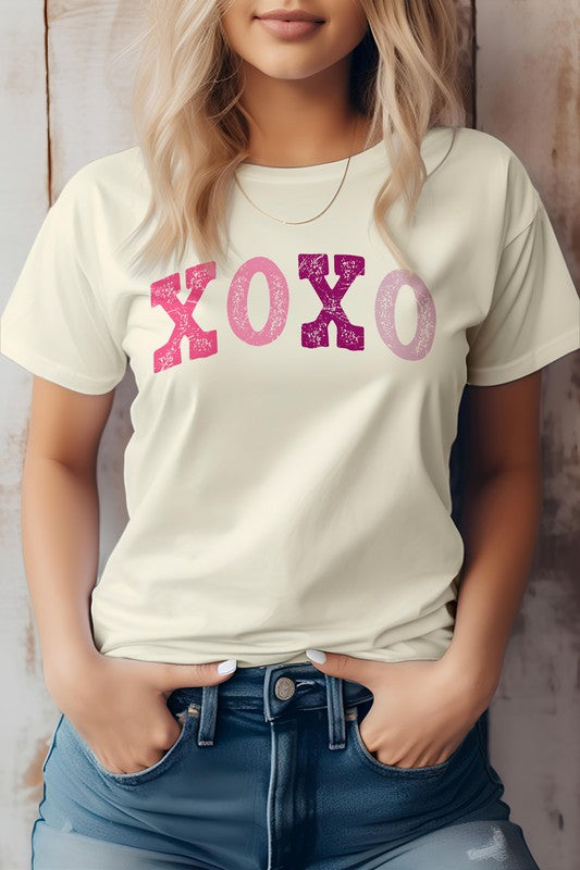 Xoxo Vibes Retro Valentine Graphic Tee