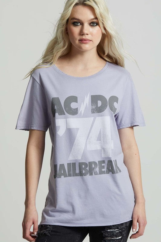 AC/DC Jailbreak '74 Boyfriend Tee