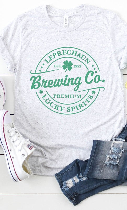 Leprechaun Brewing Co Graphic Tee T-Shirt