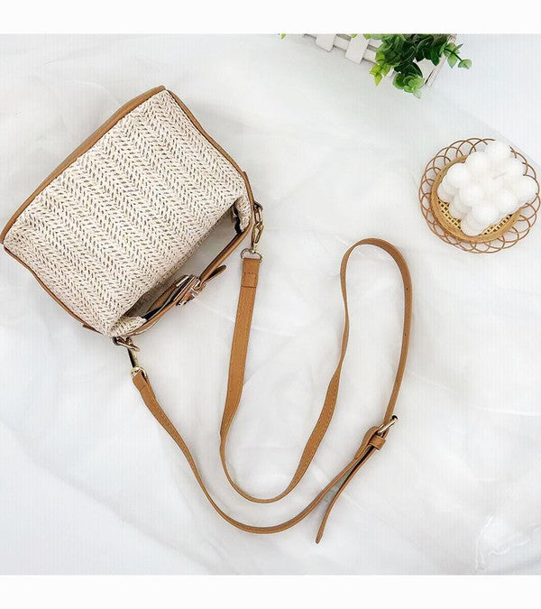 Imani Crochet Top Handle Crossbody Bag