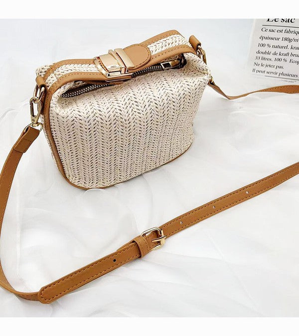 Imani Crochet Top Handle Crossbody Bag