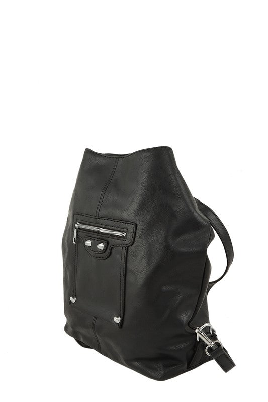 Classic Pu Leather Backpack