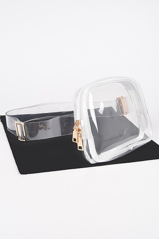 Transparent Cleaered Convertible Stadium Fanny Bag