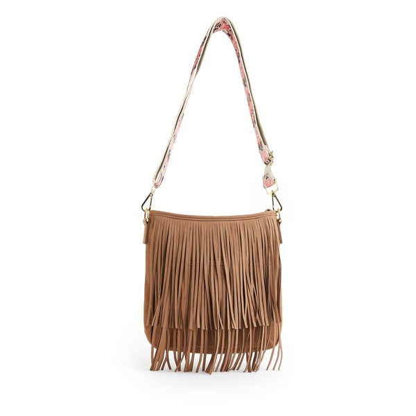 Kelce Fringe Bucket Bag Handbag - Bag ONLY