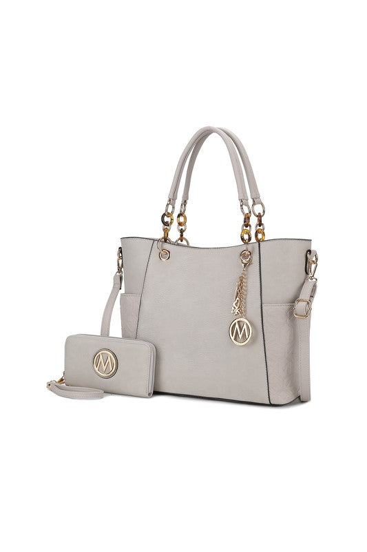 MKF Collection Merlina Embossed Tote Bag by Mia k