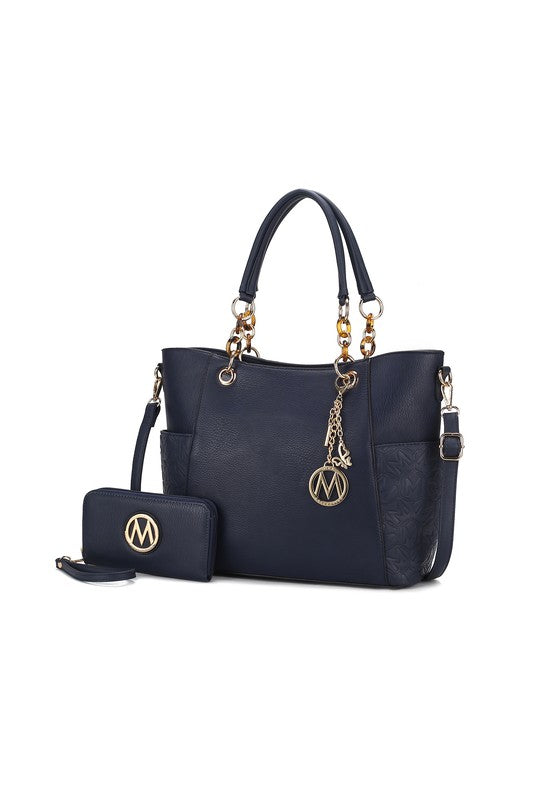 MKF Collection Merlina Embossed Tote Bag by Mia k