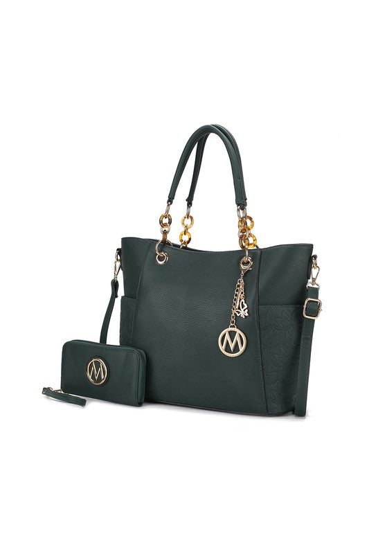 MKF Collection Merlina Embossed Tote Bag by Mia k