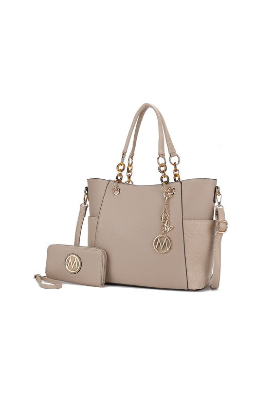 MKF Collection Merlina Embossed Tote Bag by Mia k