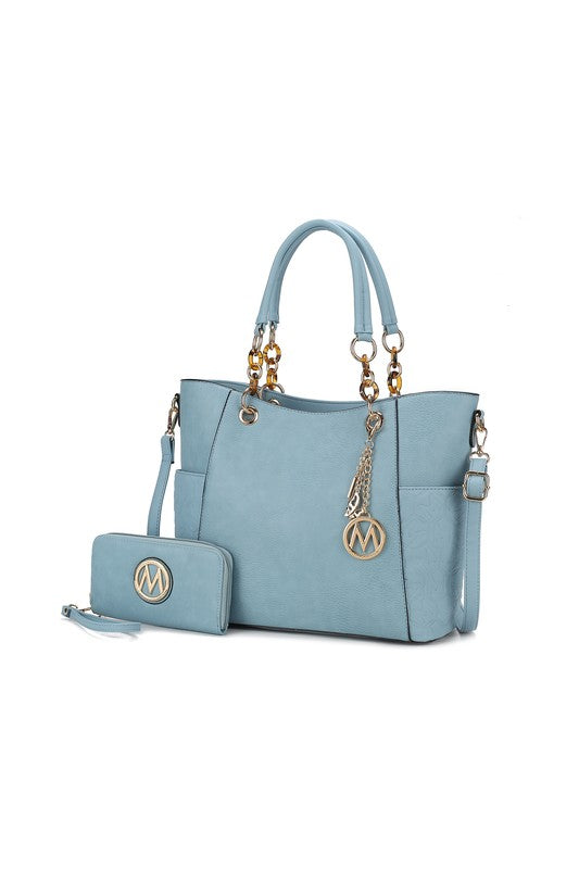 MKF Collection Merlina Embossed Tote Bag by Mia k