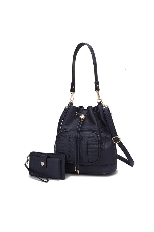 MKF Collection Ryder Shoulder Bag and Wallet Mia