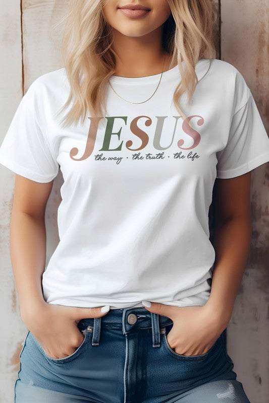 Jesus The Way, Christian Graphic Tee