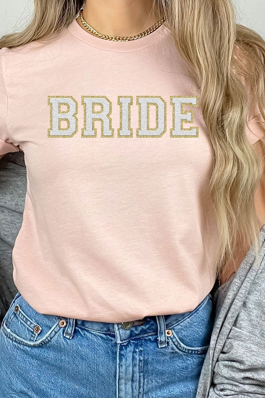 Bride Faux Chenille Graphic Tee T-Shirt