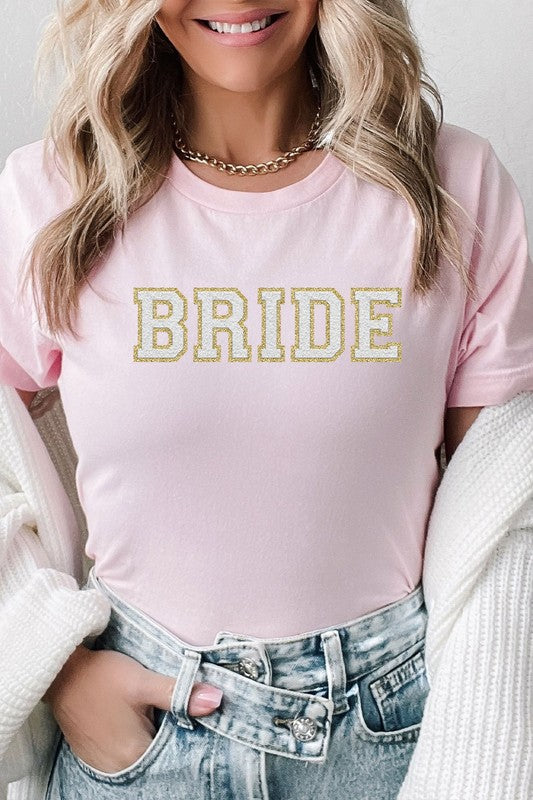 Bride Faux Chenille Graphic Tee T-Shirt