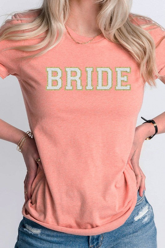 Bride Faux Chenille Graphic Tee T-Shirt