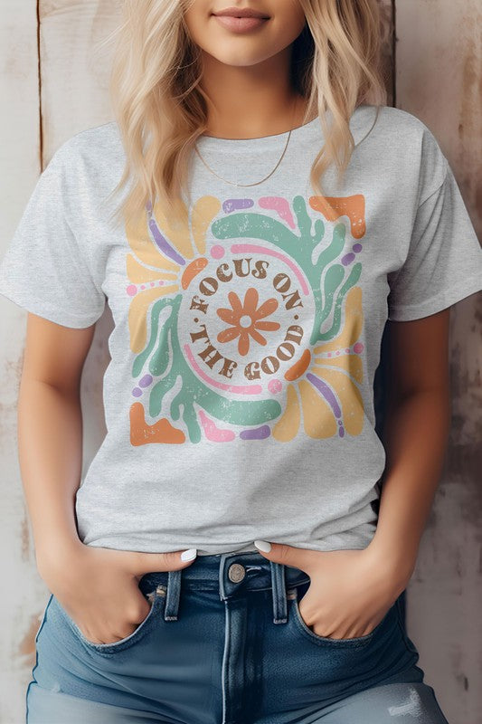 Focus On The Good, Boho Graphic Tee