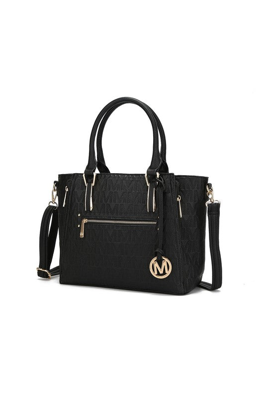 MKF Cairo M Signature Satchel Bag by Mia K