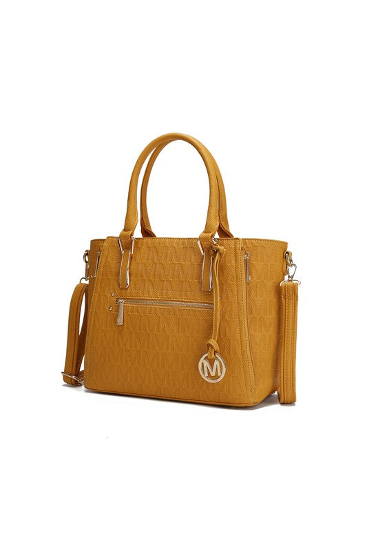 MKF Cairo M Signature Satchel Bag by Mia K