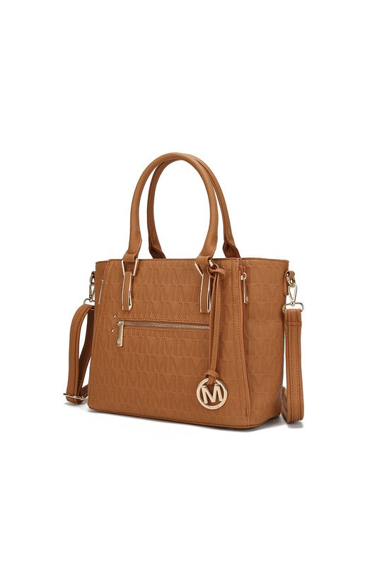 MKF Cairo M Signature Satchel Bag by Mia K