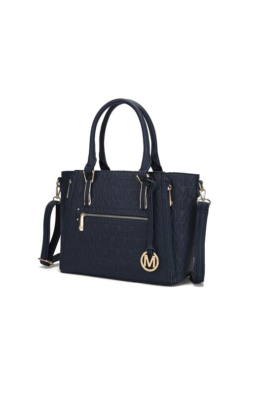 MKF Cairo M Signature Satchel Bag by Mia K