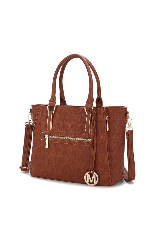 MKF Cairo M Signature Satchel Bag by Mia K