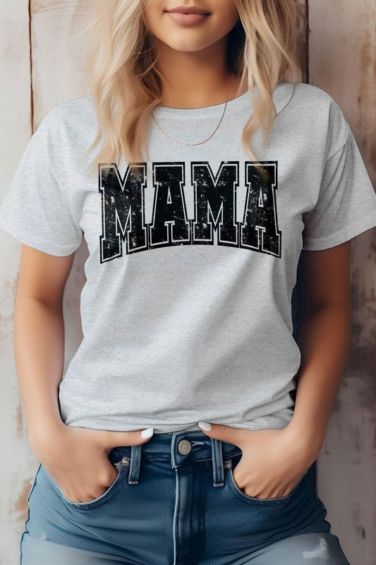 Mama Retro Varsity Graphic Tee