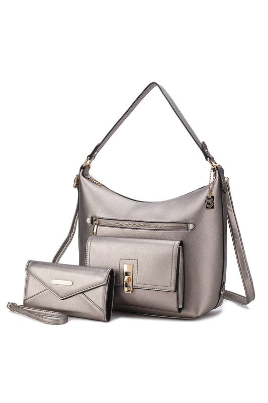 MKF Clara Shoulder Bag with Wristlet Wallet by Mia