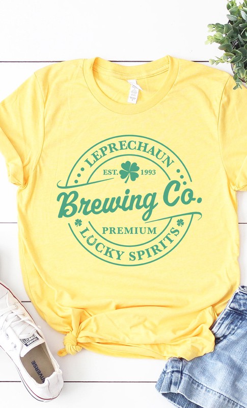 Leprechaun Brewing Co Graphic Tee T-Shirt