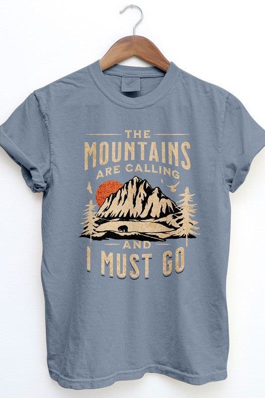 The Mountains are Calling, Garment Dye Tee