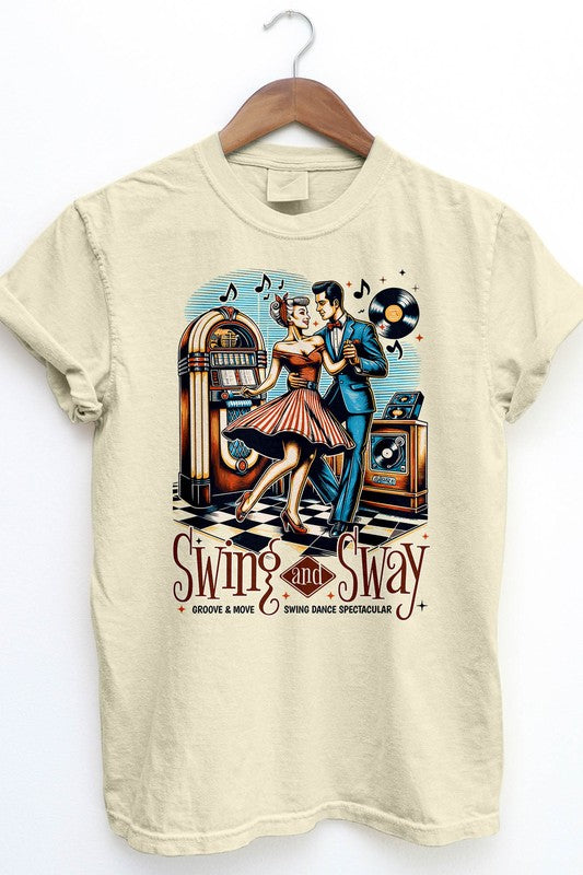 Swing and Sway, Retro Vintage Garment Dye Tee