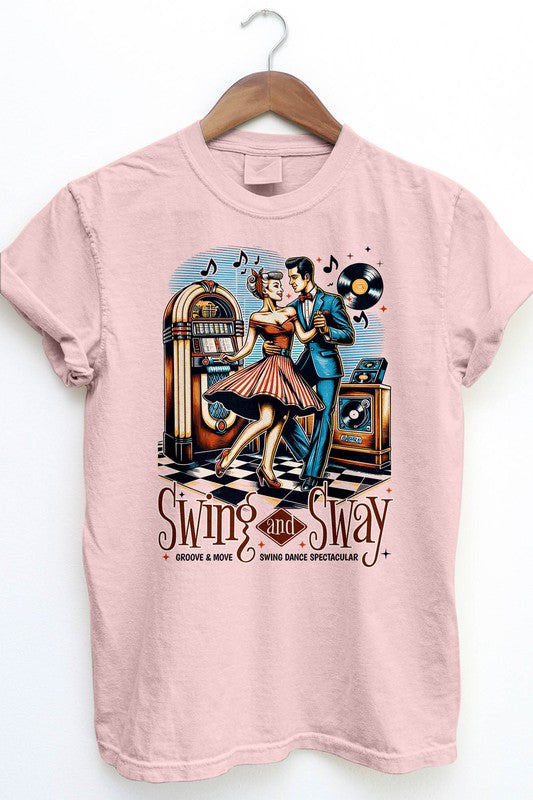 Swing and Sway, Retro Vintage Garment Dye Tee