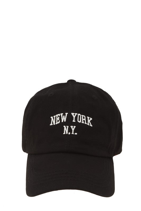 NEW YORK Embroidery Cotton Cap