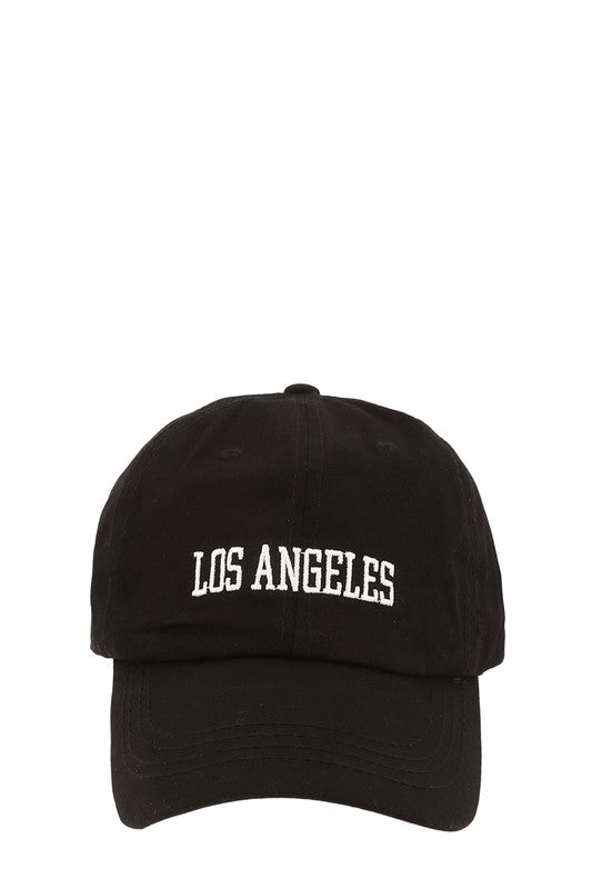 LOS ANGELES Embroidery Cotton Cap