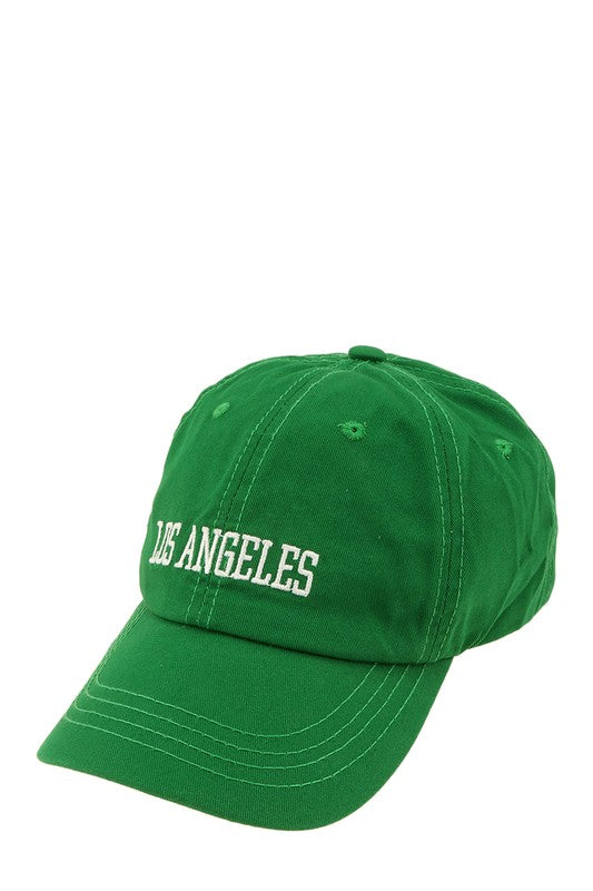 LOS ANGELES Embroidery Cotton Cap