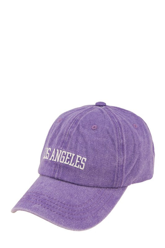 LOS ANGELES Embroidery Pigment Cap