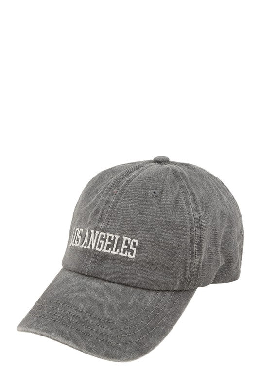 LOS ANGELES Embroidery Pigment Cap